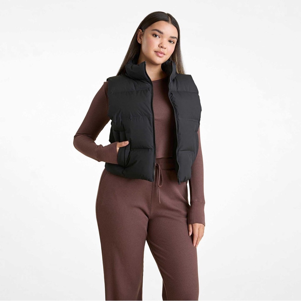 nuuds Black Puffer Vest